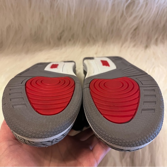Nike Air Jordan 3 Retro OG PS Black Cement 3Y - Picture 11 of 13
